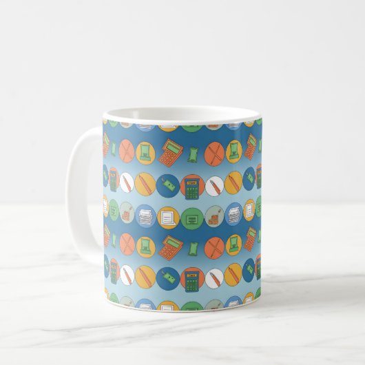 Belastingseizoen vieren met Humor Koffiemok (Voorkant links)