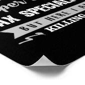 Belastingspecialist maakt het grappig nieuws poster (Hoek)