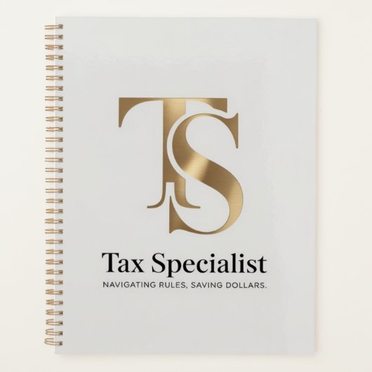 Belastingspecialist - Navigeren door regels, dolla Planner (Voorkant)