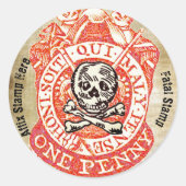 Belastingstempel/Fatal Stamp stickers (Voorkant)