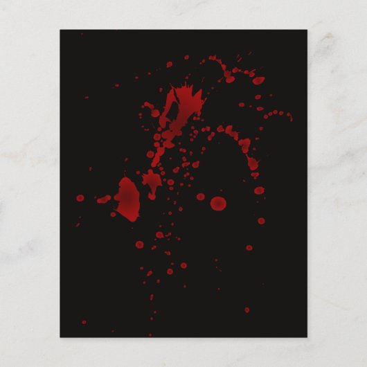 Belastinguitnodiging voor de Costume Party van Blo (Achterkant)