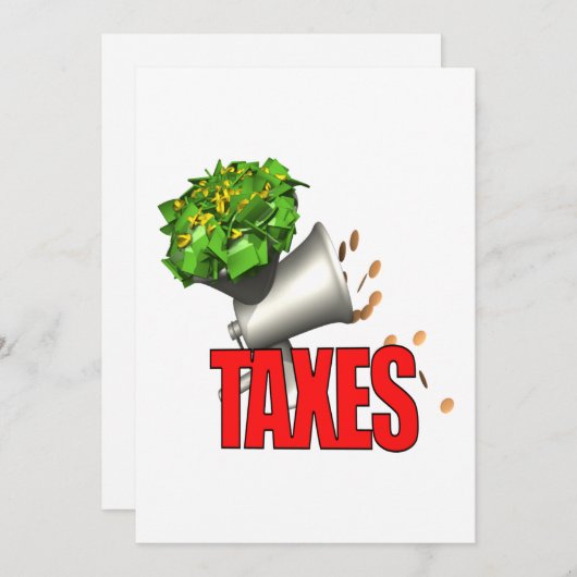 Belastingverlaging Kaart (Voorkant / Achterkant)