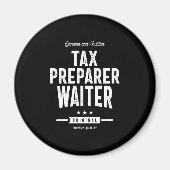 Belastingvoorbereider functie Titel Cadeaubon Magneet (Voorkant)