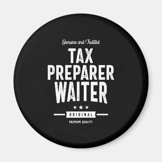 Belastingvoorbereider functie Titel Cadeaubon Magneet (Voorkant)