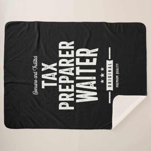 Belastingvoorbereider functie Titel Cadeaubon Sherpa Deken (Voorkant (horizontaal))