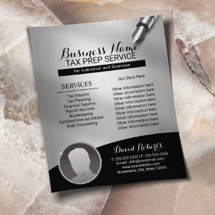 Belastingvoorbereiding Bedrijf Consulting Service  Flyer