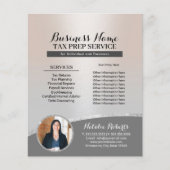 Belastingvoorbereiding Consulting Service Elegant  Flyer (Voorkant)