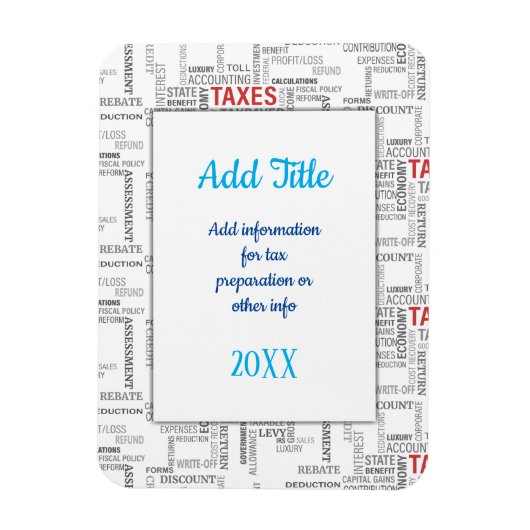 belastingvoorbereiding magneet (Verticaal)