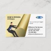 belastingvoorbereiding visitekaartje (Voorkant)