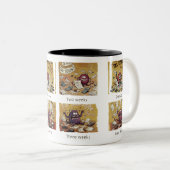 belastingvreugde tweekleurige koffiemok (Voorkant rechts)