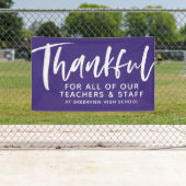 Belastingwaardering dankzij de dankbare paarse aan spandoek (Insitu)