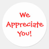 Belastingwaardering Ronde Sticker (Voorkant)