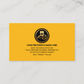 Belastingwagen voor verkeerslicht visitekaartje (Achterkant)