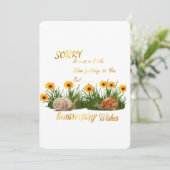 Belated Anniversary Wishes Feestdagenkaart (Staand voorkant)