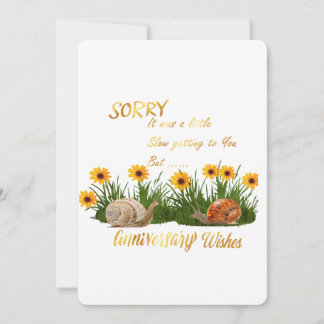 Belated Anniversary Wishes Feestdagenkaart