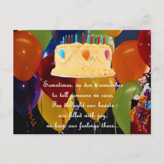 BELATED BIRTHDAY BRIEFKAART