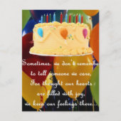 BELATED BIRTHDAY BRIEFKAART (Voorkant)