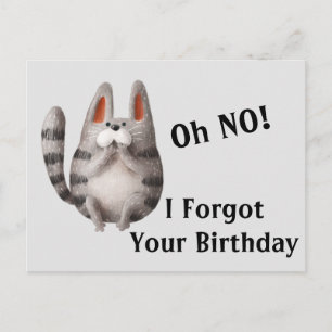 Belated Birthday Briefkaart