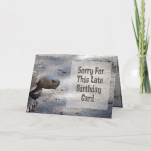 Belated Birthday Card Kaart