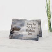 Belated Birthday Card Kaart (Voorkant)