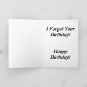 Belated Birthday Card with Pittbull Dog Kaart (Binnen)