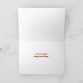 Belated Birthday Funny Cougar Painting Kaart (Binnen)