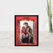 Belated Birthday grappcard Kaart (Voorkant)