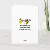 Belated Birthday Kaart (Achterkant)