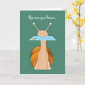 Belated Birthday Kaart (Gele Bloem)