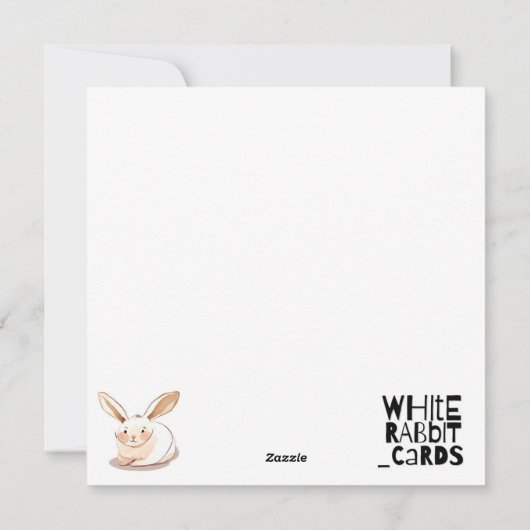 Belated Birthday Kaart (Achterkant)