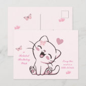 Belated Birthday Kaart (Voorkant / Achterkant)