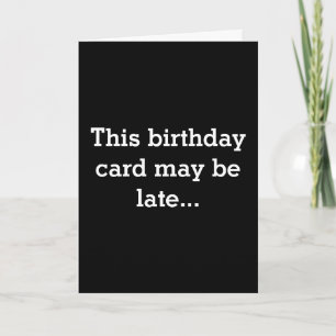 Belated Birthday Kaart