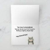 Belated Birthday Kaart (Binnen)