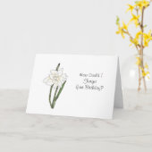 Belated Birthday Kaart (Gele Bloem)