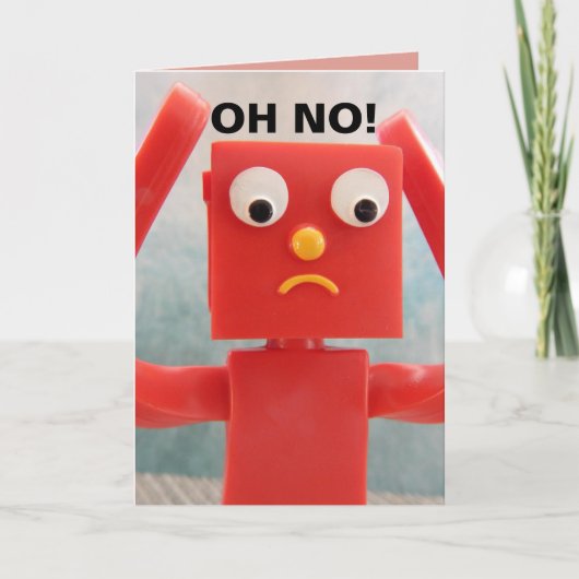 BELATED BIRTHDAY KAART FUNNY (Voorkant)