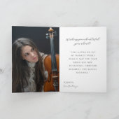 Belated Birthday Wishes For String Musician Kaart (Binnen)