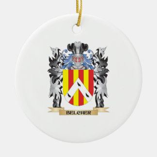Belcher wapenschild - familiekust keramisch ornament