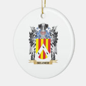 Belcher wapenschild - familiekust keramisch ornament (Links)