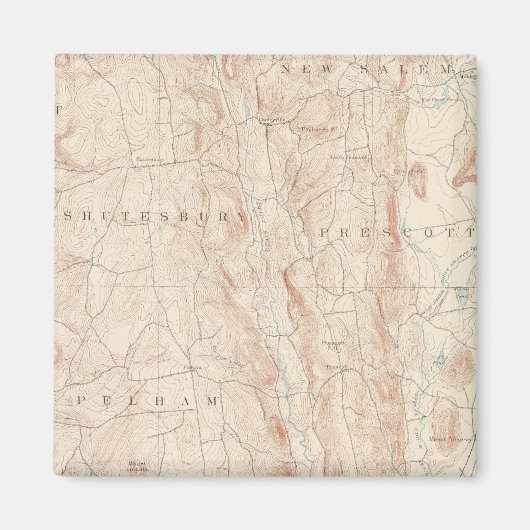Belchertown, Massachusetts Magneet (Voorkant)