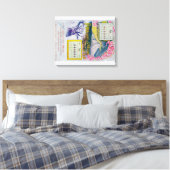 Belding Bros. Advertisatie van juwelen Canvas Afdruk (Insitu (Slaapkamer))