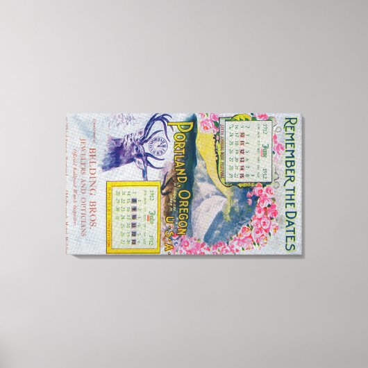 Belding Bros. Advertisatie van juwelen Canvas Afdruk (Voorkant)