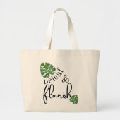 Beleaf (Geloof) & Bloei Grote Tote Bag (Voorkant)