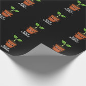 Beleaf in je eigen grappige Plant, pun Dark BG Cadeaupapier (Hoek)