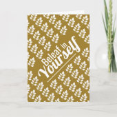 Beleaf in jezelf, White Leaf Kaart (Voorkant)