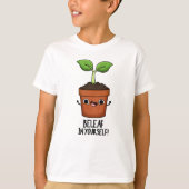 Beleaf in Yourself Funny Plant Pun T-shirt (Voorkant)