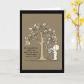 Be'LEAVES'- Vangend Bladeren Kaart (Gele Bloem)