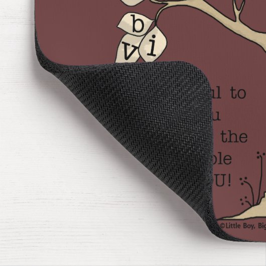 Be'LEAVES'- vangstbladeren Muismat (Hoek)