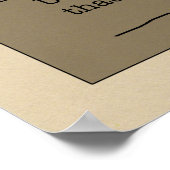 Be'LEAVES'- vangstbladeren Poster (Hoek)