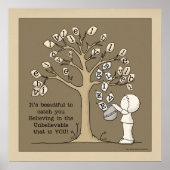 Be'LEAVES'- vangstbladeren Poster (Voorkant)