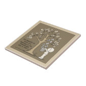 Be'LEAVES'- vangstbladeren Tegeltje (Zijkant)